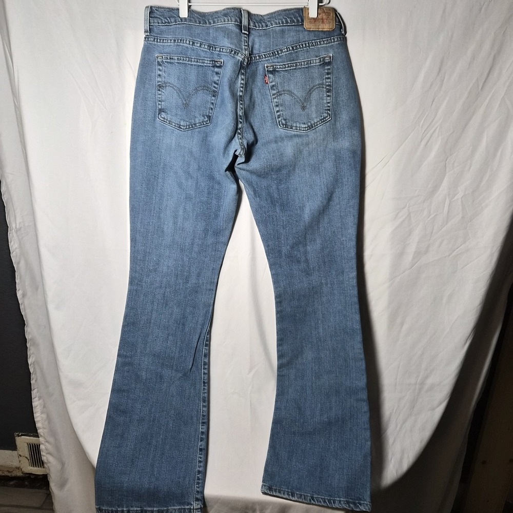 Vintage Levi's 515 Nouveau Bootcut Womens Dark Wash Jeans Size 12 Large‎ - Picture 13 of 16